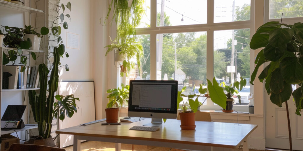 Small Business IT Support in a small business office